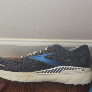 Brooks Navy and Sky Blue Athletic Sneakers